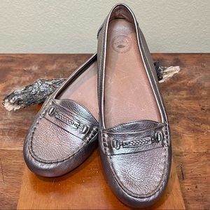 Nurture gold metallic loafers